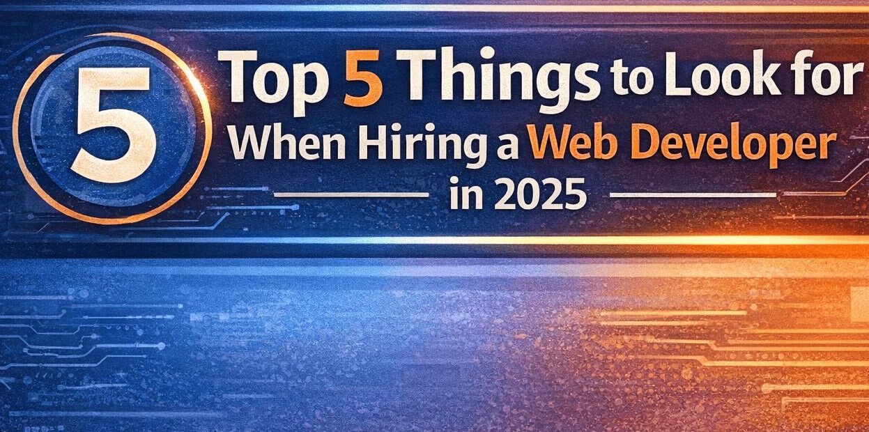 Top 5 Things to Look for When Hiring a Web Developer in 2025